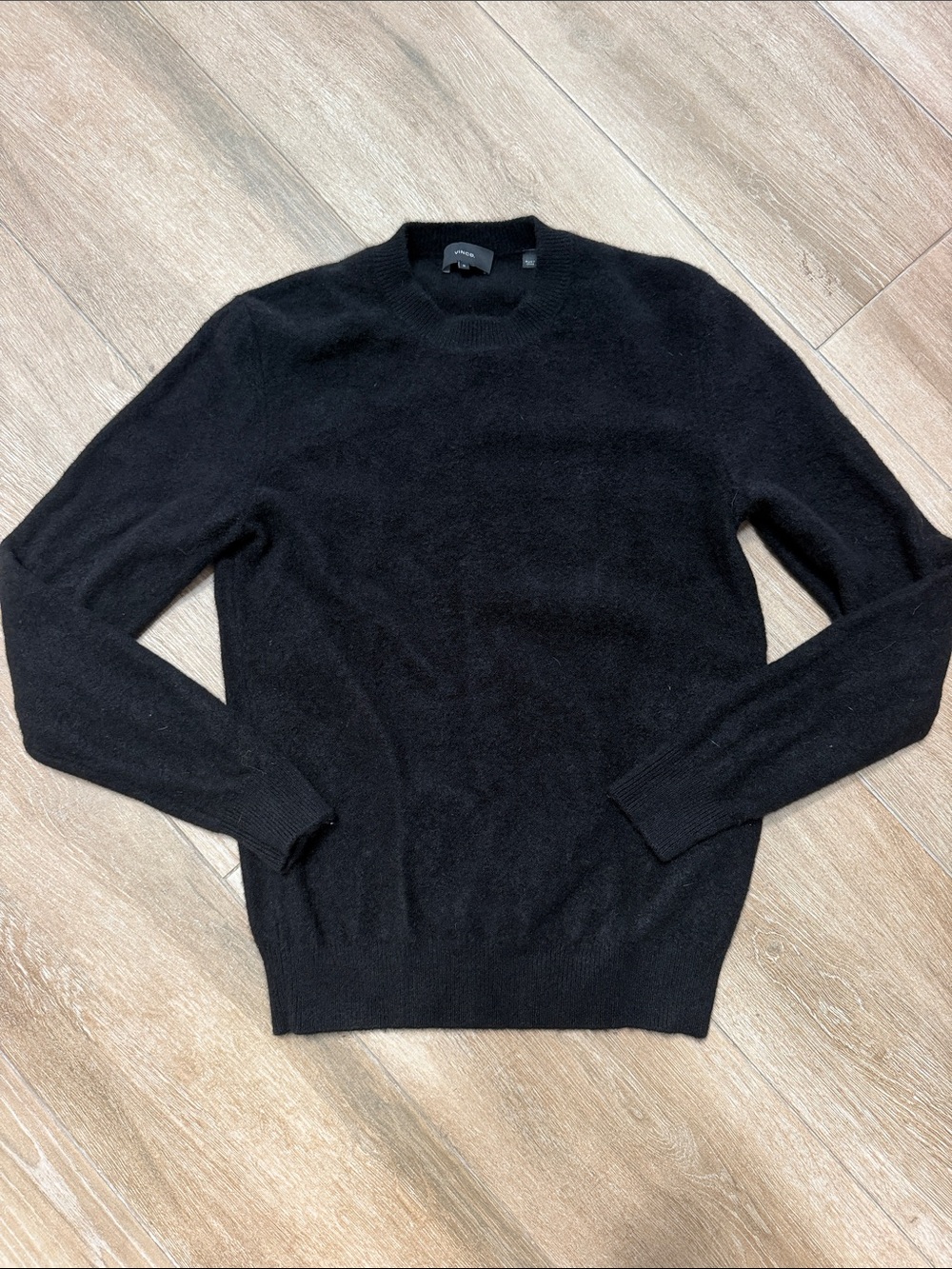 Vince Men's Black Crewneck Pullover